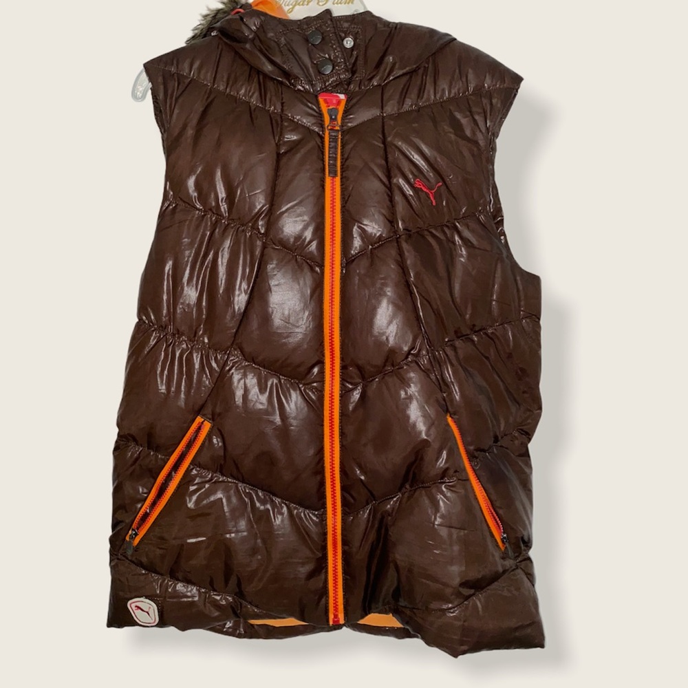 Puma Duck Down Puffer Vest Jacket